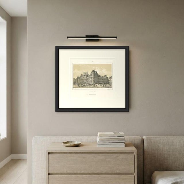 Paper After Philippe Benoist, Paris City Hall, 1860, Lithograph For Sale - Image 7 of 9