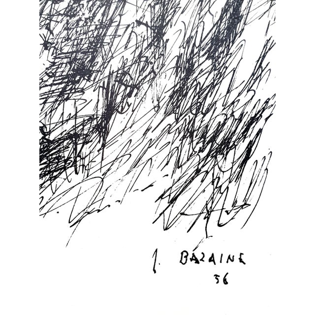 Jean Bazaine - Original Lithograph 1956 For Sale - Image 3 of 9