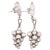 Metal Vintage Georg Jensen Sterling Silver "Grapes" Screwback Earrings No. 40 - 2 Pieces For Sale - Image 7 of 12