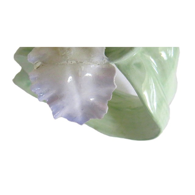 Set of 6 Orchid Napkin Rings Fine Bone China Floral Flowers For Sale - Image 4 of 4