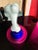 Late 20th Century Late 20th Century Peter Shire X Vistosi Murano Postmodern Bone Sculpture With Cobalt Blue Base For Sale - Image 5 of 11