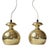 Vintage Brass Pendant Lamps attributed to Hans-Agne Jakobsson for Markaryd, 1960s, Set of 2 For Sale - Image 13 of 13