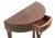 Vintage Semi-Round Empire Style Mahogany Console Table, Italy For Sale - Image 5 of 7