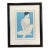 1980s Nagel Print, Triple-Matted, Framed, Excellent Pose and Condition For Sale