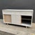 Off-white 1960s Vintage Upcycled Painted Mid Century Sideboard Buffet For Sale - Image 8 of 12
