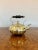 Unusual round antique Victorian quality brass kettle having a quality turned handle, shaped lift off lid standing on ball...