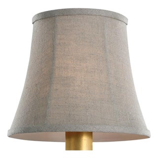 Visual Comfort Signature 6" Natural Linen Soft Empire Shade For Sale