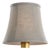 Visual Comfort Signature 6" Natural Linen Soft Empire Shade For Sale