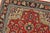 Fine Qom Rug 3’5” X 4’10” Red Wool/Silk Traditional Hand-Knotted Carpet For Sale In Philadelphia - Image 6 of 12