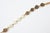 Modern Chanel 1980's Gold Plated & Gilt Metal Chain Knotted Necklace With Faux Nacre Pearls For Sale - Image 3 of 8