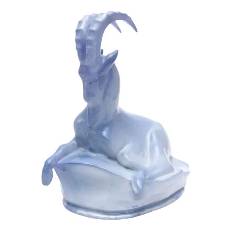Porcelain Figurine of Mountain Goat For Sale