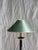 Vintage Green and Gold Table Lamp, 1980s For Sale - Image 4 of 14