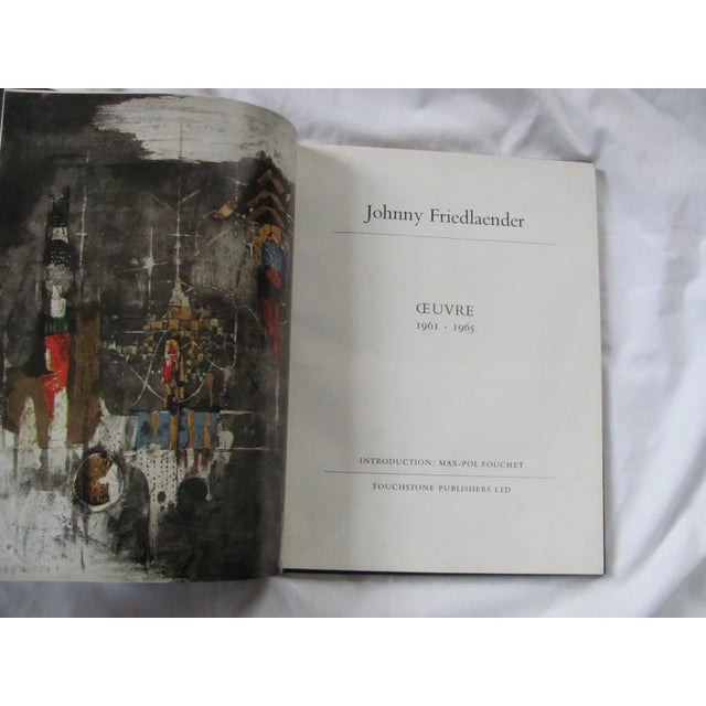 1960s Johnny Friedlaender "Oeuvre 1961 - Touchstone Publishers Intro: Max-Pol Fouchet" Book For Sale - Image 5 of 11