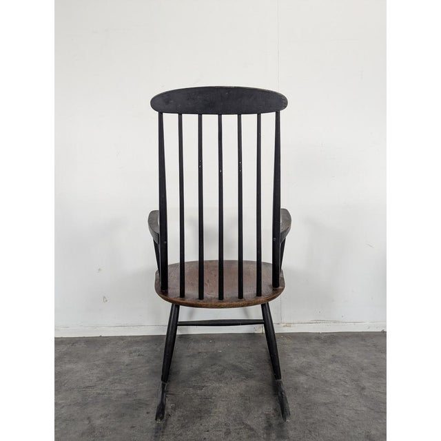 Rocking Chair in Teak by Ilmari Tapiovara for Asko For Sale - Image 5 of 6