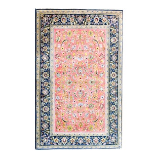 Late 20th Century Persian Qum Rug For Sale
