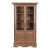 Antique Indian Arched Armoire | Vintage Teak Wood Cabinet | Glass Display Cabinet | Rustic Home Decor For Sale