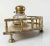 19th Century English Faux Bamboo Brass Inkwell Desk Set For Sale - Image 4 of 11
