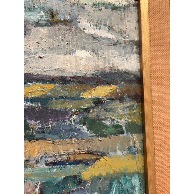 Tadeusz Kamasa, Landscape, 1960s, Oil on Canvas For Sale - Image 9 of 18