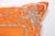 Throw Decorative Orange Accent Pillow Embellished With Sequins and Beads For Sale - Image 13 of 16