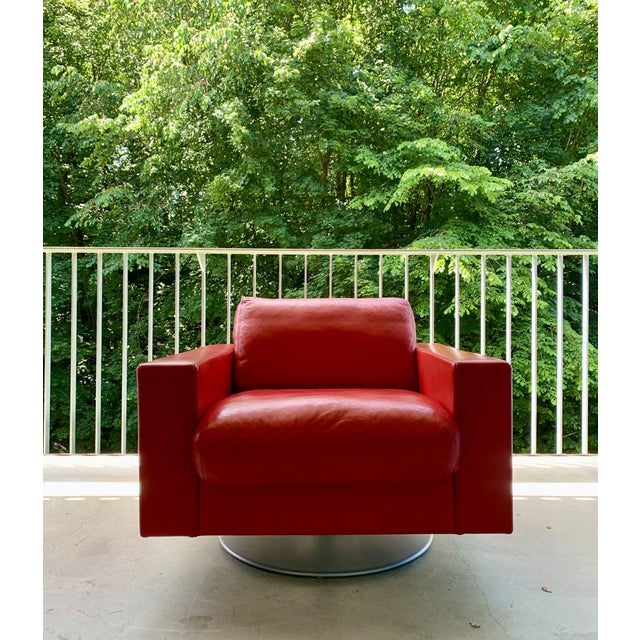 Mid-Century Leather Armchair from Rolf Benz, 2000s For Sale - Image 11 of 18