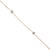 Ladies 14k Yellow Gold 0.45ctw Round Diamond by the Yard Station Chain Necklace For Sale - Image 4 of 8