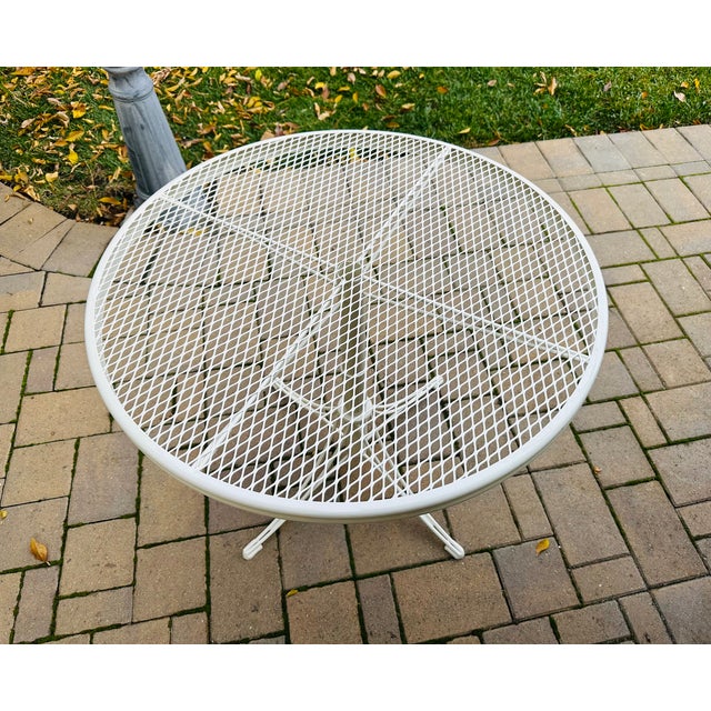 1960s 1960s Mid Century Homecrest Style Hilo Bistro Dining Table For Sale - Image 5 of 9