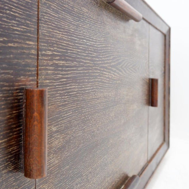 Maroon Vintage Sideboard in Wenge Wood For Sale - Image 8 of 15