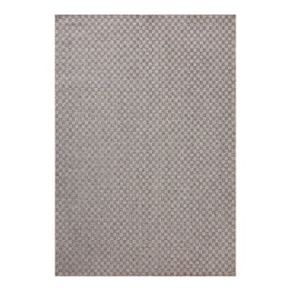 Amber Lewis x Loloi Topanga Natural / Silver 18" x 18" Sample Rug For Sale