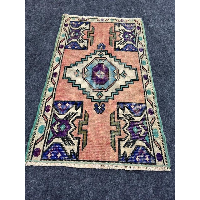 Turkish Yastik Rug 1'9" x 2'10" For Sale - Image 4 of 5