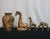​Vintage La Vie 4-Piece Safari Print Ceramic Ensemble – Vase & Giraffe Trio For Sale In Tampa - Image 6 of 11