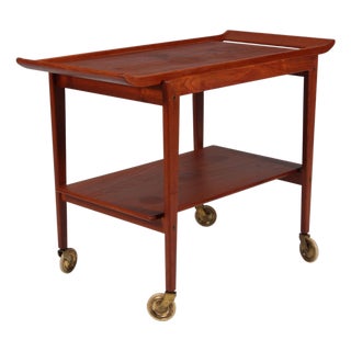 Vintage Tray Table by Peter Hvidt & Orla Mølgaard-Nielsen for France & Søn, 1960s For Sale