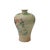 Ceramic Vintage Chinese Crackle Beige Color People Graphic Porcelain Vase For Sale - Image 7 of 10