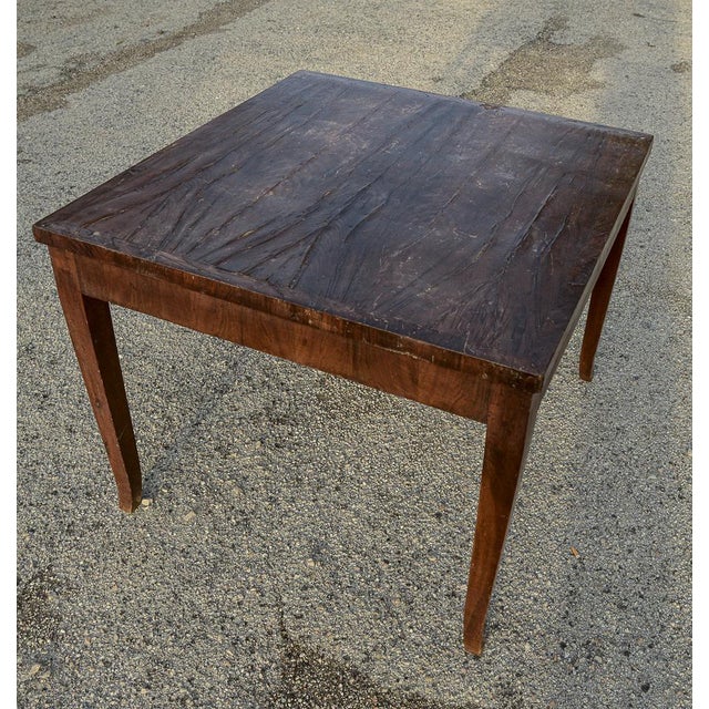 Square Dining Table in Walnut, Italy, 19th Century For Sale - Image 18 of 18