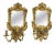 Bronze Mirrored Back Sconces - a Pair For Sale