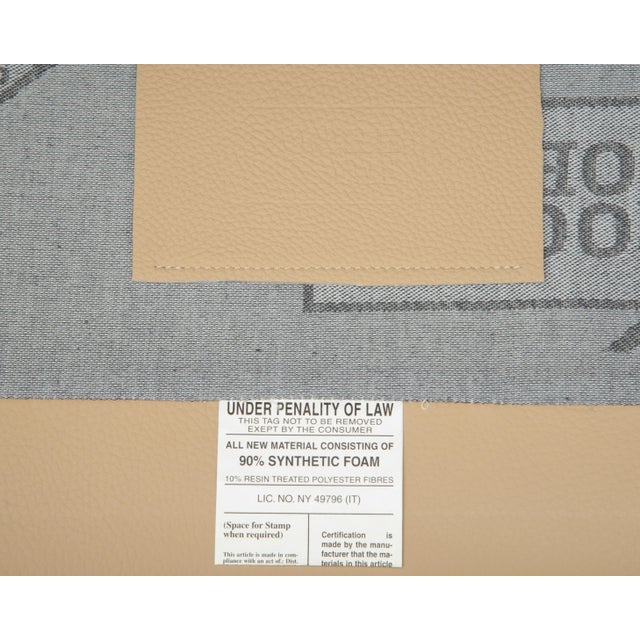 Roche Bobois Leather Swivel Club Lounge Chair Postmodern For Sale - Image 9 of 11