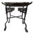 1940's Industrial Steel Welding Workstation Rolling Cart With Swing-Arm Bins For Sale