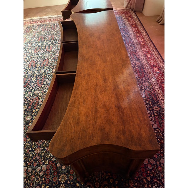 Pair of 2002 Michael Taylor Designs #0322 “Saintsbury” Sideboards With Diana/Antiqued Tobacco Finish For Sale - Image 11 of 12