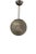 Ceiling Pendant with Cracked Glass Dome, 1930s For Sale - Image 9 of 13