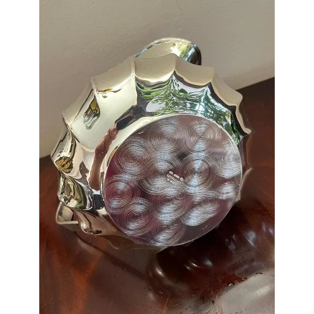 Gray Torchon Handmade 800 Silver Jug, Italy, 1980s For Sale - Image 8 of 11