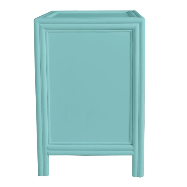 Not Yet Made - Made To Order Capri End Table in Turquoise For Sale - Image 5 of 6