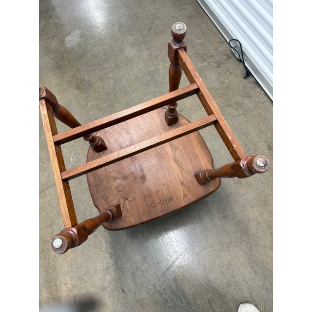 Vintage Windsor Captains or Tavern Chair For Sale - Image 4 of 4
