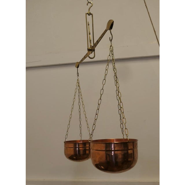 Vegetable Garden Scales in Copper and Brass, 1960s For Sale - Image 4 of 7