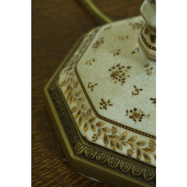 Pair Concord Simone Porcelain Decorative Table Lamps For Sale In Philadelphia - Image 6 of 11