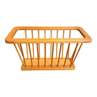 Vintage Danish Modern Arthur Umanof-Style Magazine Rack For Sale