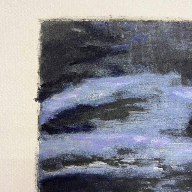 Art by Gina Kail Monoprint June 1998 Abstract Landscape 8 For Sale - Image 4 of 9