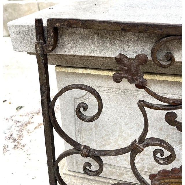 Pair of 17th/18th Century Forged Iron Low Gates From Haute-Savoie, France For Sale - Image 9 of 18