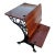 Antique Wood and Cast Iron School Desk For Sale