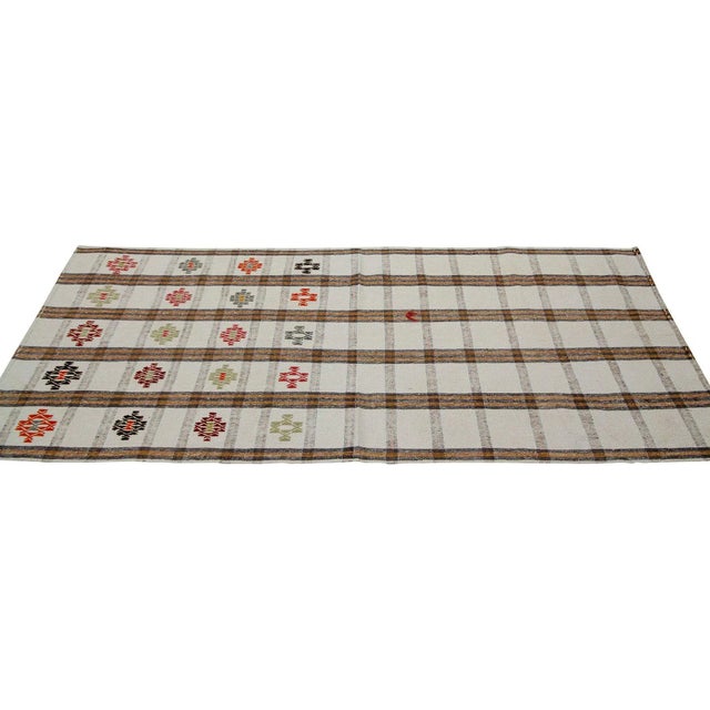 Vintage Turkish Kilim Runner- 2′5″ × 6′9″ For Sale - Image 4 of 7