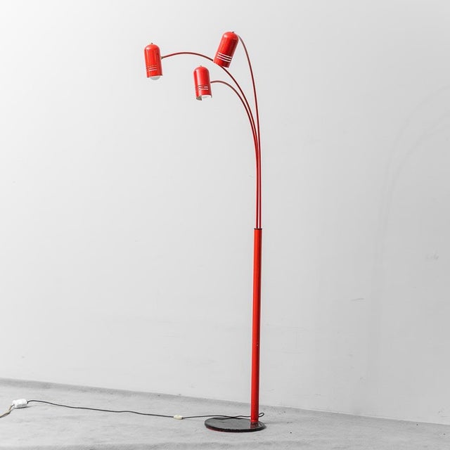 Vintage Three-Light Floor Lamp, 1970s For Sale - Image 13 of 13