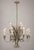 Hollywood Regency Remains Lighting "Plume" Antique Nickel & Glass 12-Arm Chandelier, Labeled For Sale - Image 3 of 18